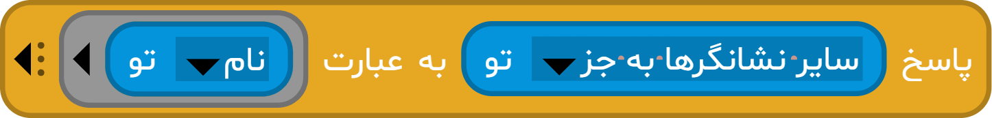 مثال کاربردی از بلوک پاسخ