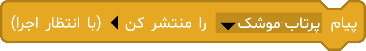 کاربرد بلوک انتشار پیام