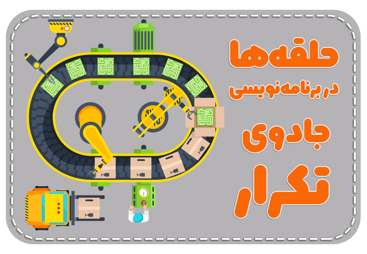 حلقه‌ها در برنامه‌نویسی “جادوی تکرار”
