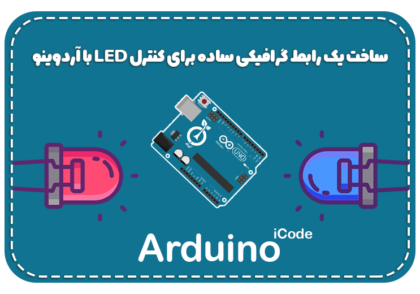 ساخت یک رابط گرافیکی ساده برای کنترل LED با آردوینو