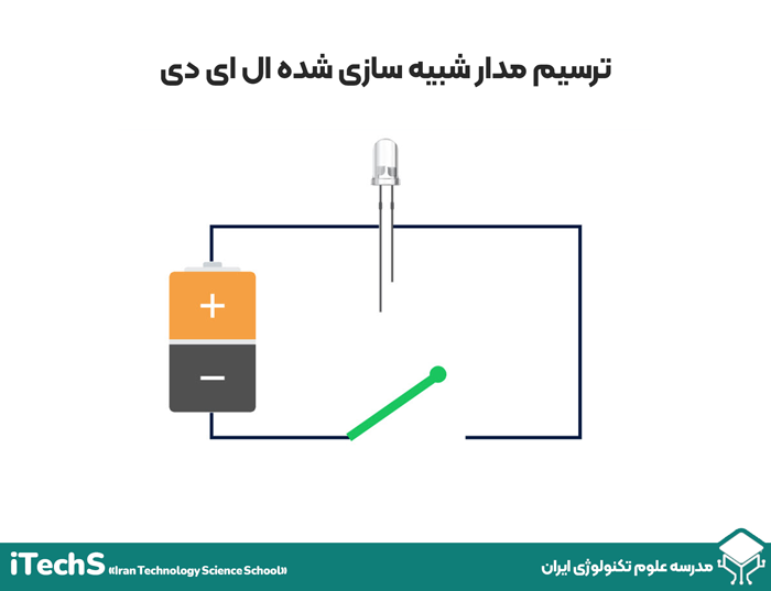 مدار کنترل نور ال ای دی